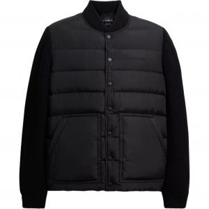 Coach Мужская утепленная пуховая куртка черного цвета