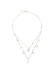 Колье с цирконами Maje, золотой