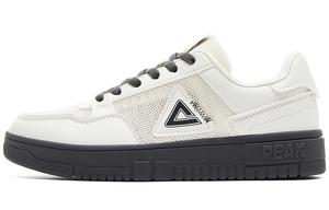 PEAK Нескользящие и износостойкие дышащие низкие кроссовки для скейтбординга женские парусиновые белые/темно-серые