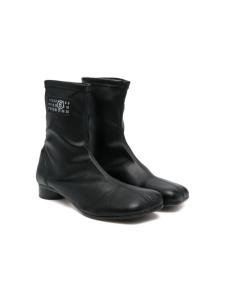 Ботинки с логотипом MM6 Maison Margiela Kids, черный