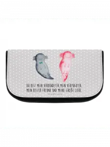 Косметичка Mr. & Mrs. Panda, серый пастельный