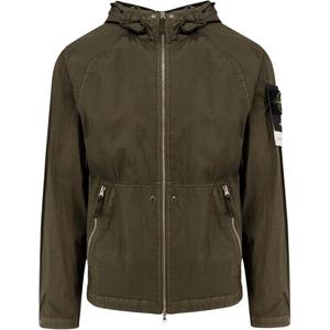 STONE ISLAND Куртка-бомбер с молнией, Green