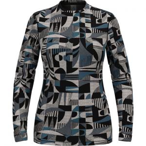 Женская рубашка из мериноса Heritage Bl с круглым вырезом и длинными рукавами Odlo, синий