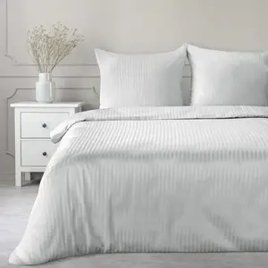 Комплект постельного белья Satin VERA Silver 220x200 см, 3 предмета: с 2 наволочками 70x80 см Eurofirany