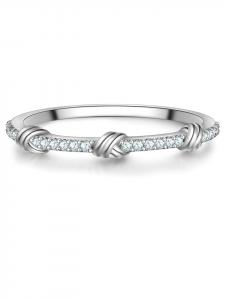 Glanzstücke München Серебряное кольцо с кубическим цирконием в оправе из серебра