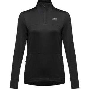 Термобелье повседневное женское с молнией 1/4 Gore Wear, черный