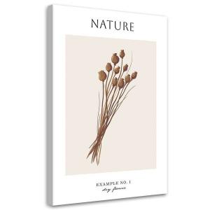 Картина арт-принт KUNSTLOFT Dry Flower, бежевый