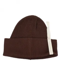 Коричневая хлопковая кепка с боковым логотипом Jacquemus, коричневый