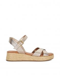 Dune London Сандалии Wide fit Littleton в золотом цвете