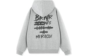 Свитшот унисекс Heather Gray BRNR, Marine Blue