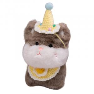 Милые плюшевые куклы котят в слюнявчиках высота 20см/30см Tak Bebe