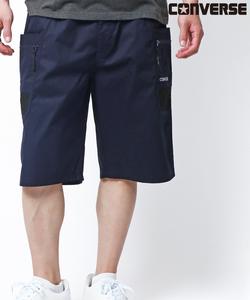 Мужские брюки-карго CONVERSE, однотонные, с логотипом One Point.