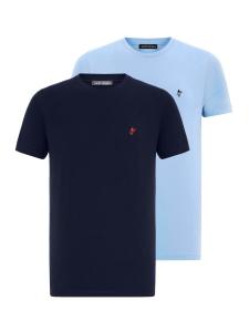 Рубашка Jacey Quinn, темно-синий/светло-синий