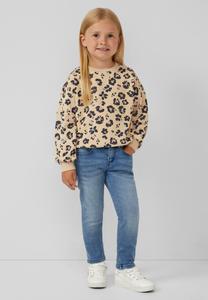 Толстовка s.Oliver MIT ALL-OVER-PRINT, Helles Beige/Sand