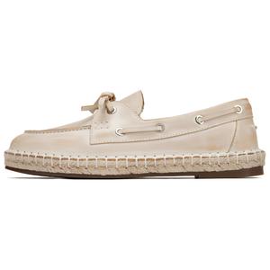 Женские лоферы цвета экрю с карамельным оттенком 73Hours, Ecru