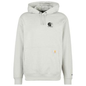 Толстовка с фирменным логотипом - худи Carhartt, Asphalt Heather