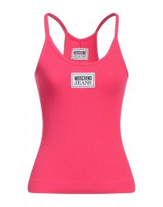 Майка Moschino Jeans, фуксия