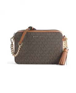 Классическая сумка через плечо на все случаи жизни Michael Kors, коричневый