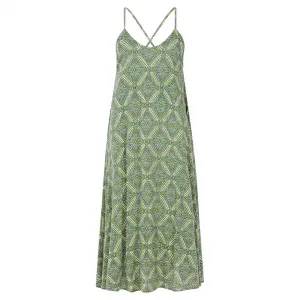 Платье Protest Darren sleeveless midi, зеленый