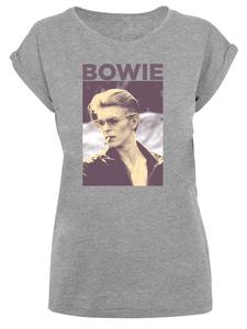 Футболка F4NT4STIC T-Shirt David Bowie Smoking Photograph, пятнистый серый
