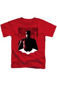 Футболка с коротким рукавом The Batman Noir для малышей Gildan, красный