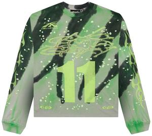 Лонгслив Hellstar Tye-Dye Moto Long-Sleeve 'Green', зеленый