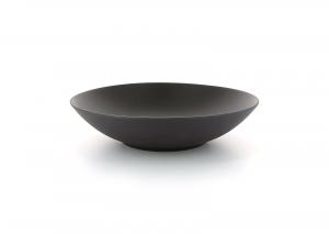 Суповая тарелка / тарелка-купе EQUINOXE 24 см, имитирующая чугун Revol Porcelaine France, черный