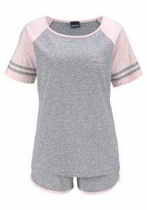Короткий пижамный комплект ARIZONA, пестрый серый