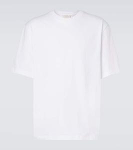Хлопковая футболка из джерси Studio Nicholson, Optic White