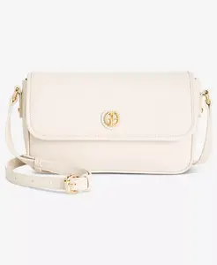 Сумка-кроссбоди Pebble East West Small Flap Giani Bernini, белый