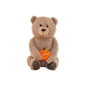 Плюшевая кукла Orange Bear высотой 35см/45см MIANHUIYI, светло-коричневый