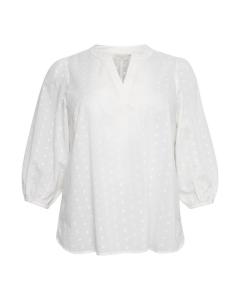 Блузка KAFFE CURVE, белый