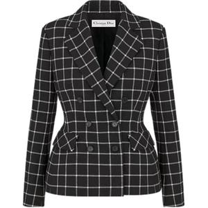 Деловой пиджак женский черный Dior