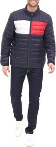 Мужская утепленная пуховая куртка Tommy Hilfiger с возможностью упаковки, Tommy Flag Color Block