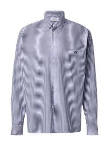 Рубашка на пуговицах классического кроя Soulland Vit, Navy