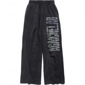 Трикотажные спортивные штаны мужские черные Balenciaga, черный