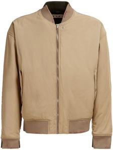 Marni бомбер в двух тонах, нейтральный цвет