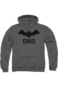 Толстовка с капюшоном Batman Hush Dad для взрослых Gildan, цвет charcoal