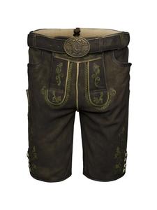 Кожаные брюки Milian темно-коричневого цвета KRÜGER