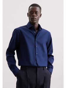 Деловая рубашка, стандартного размера, темно-синего цвета Seidensticker