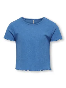 Рубашка с короткими рукавами KIDS ONLY "KOGNELLA S/S O-NECK TOP NOOS JRS", синий