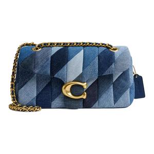 COACH Сумка через плечо Tabby Denim Medium Women's Brass & Denim Blue