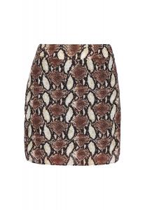 Faina Юбка 'Festive' в темно-коричневом, хаки