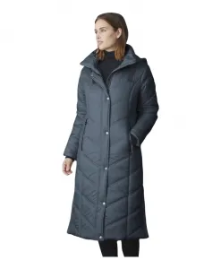 Длинное пальто с капюшоном Junge, серый