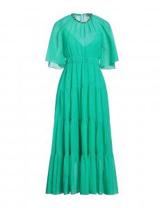 Макси платье Sandro, изумрудно-зеленый
