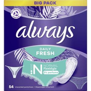 Прокладки ежедневные Daily Fresh Flexistyle Normal без запаха Big Pack Always, 54 шт.