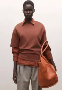 Простая футболка Mango, Brown