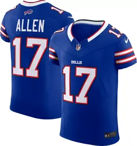 Мужское джерси Nike Buffalo Bills Josh Allen #17 Royal Elite
