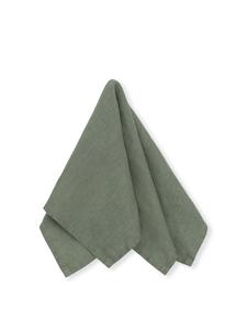 Greengate Льняная салфетка зеленого цвета