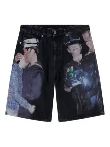 Шорты из коллаборации с Tom of Finland Foundation DIESEL, черный